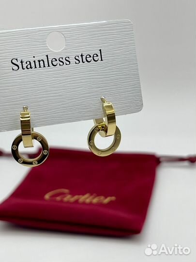 Cartier серьги