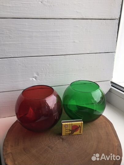 Ваза цветное стекло
