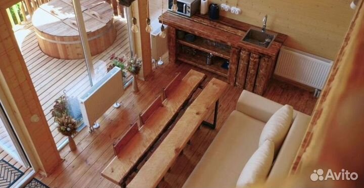 Дом у озера с парной и баней. Аренда