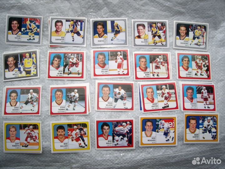 Panini NHL нхл сезон 1988/89 стикерсы наклейки