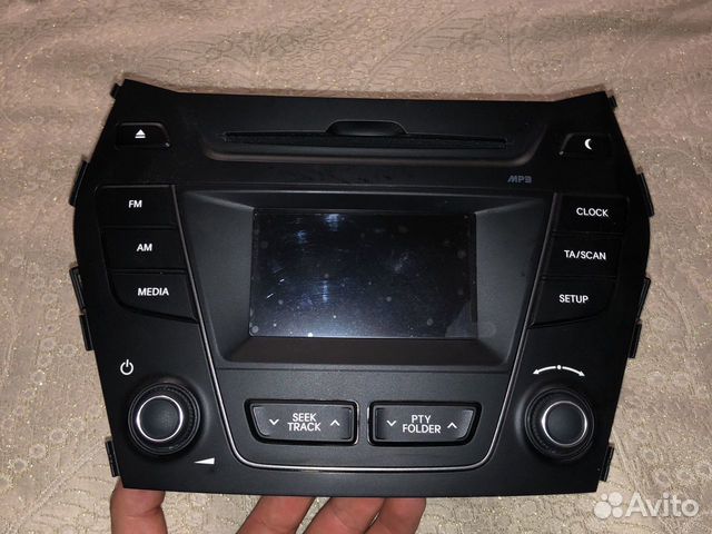 Магнитола на Hyundai Santa Fe3
