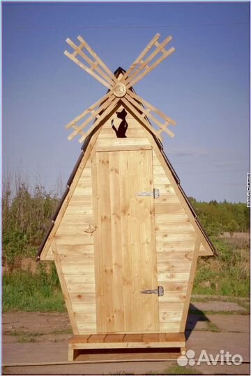 Дачный туалет с декором йщт 307