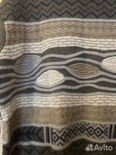 Винтажный свитер 90-е шерсть оверсайз 44-50