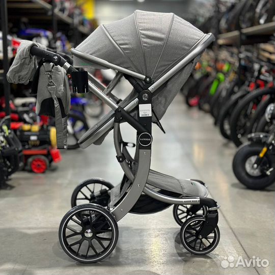 Коляска 2 в 1 Platinum series gray