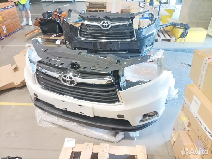 Ноускат Toyota Highlander 3 2013-2019 перед всборе