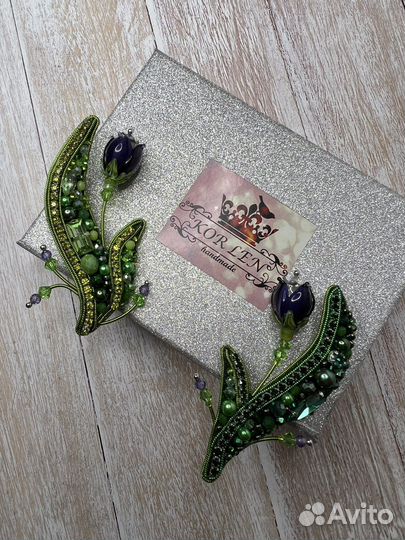 Брошь ручной работы