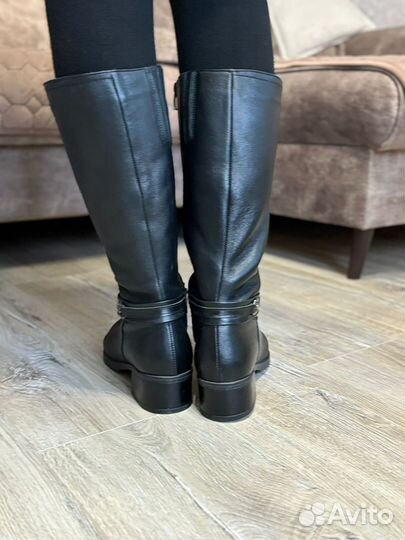 Сапоги женские натуральная кожа 39 размер