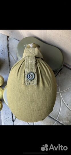 Фляжка армейская в чехле