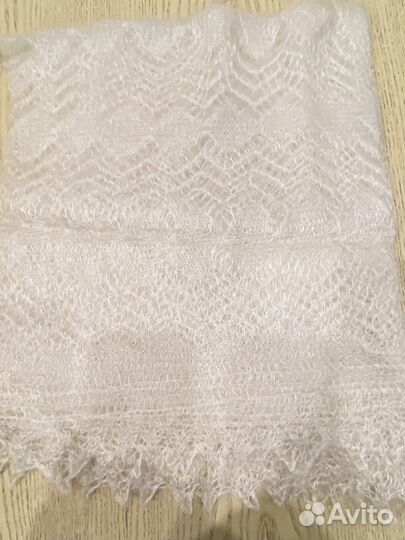 Оренбургский пуховый палантин новый 170 см *75 см