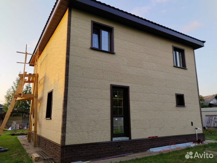 Монтаж сайдинга фасадные работы