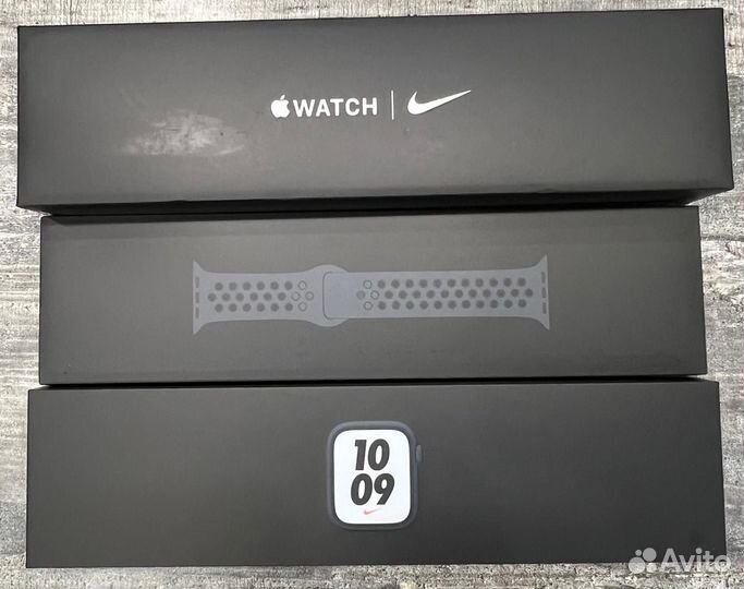 Часы apple watch 7 45 mm nike