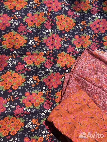 Ткань штапель СССР плательная