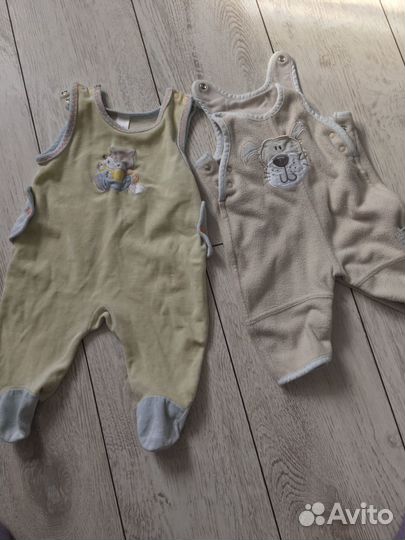 Одежда пакетом для новорожденных размер 56-74