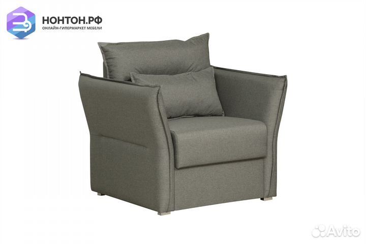 Кресло Бруклин серое