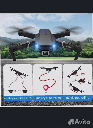 Квадрокоптер с камерой / Дрон на радиоуправлении