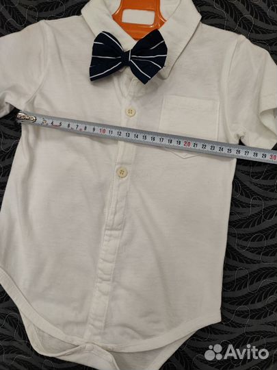 Рубашка боди для мальчика 80