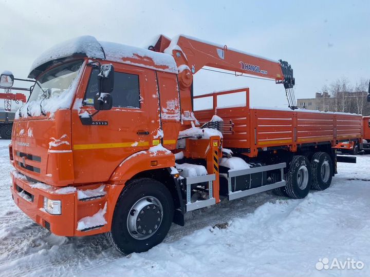 КАМАЗ 65115 с КМУ, 2021