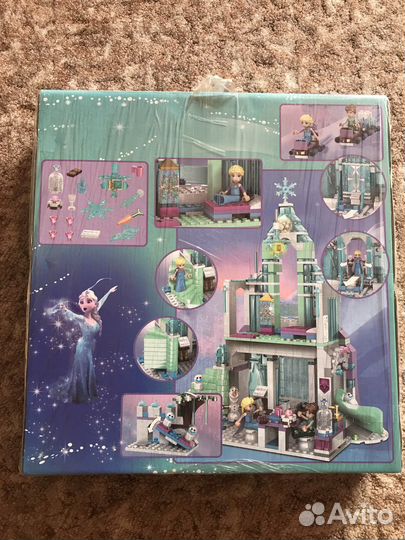 Новый конструктор не lego замок Холодное сердце