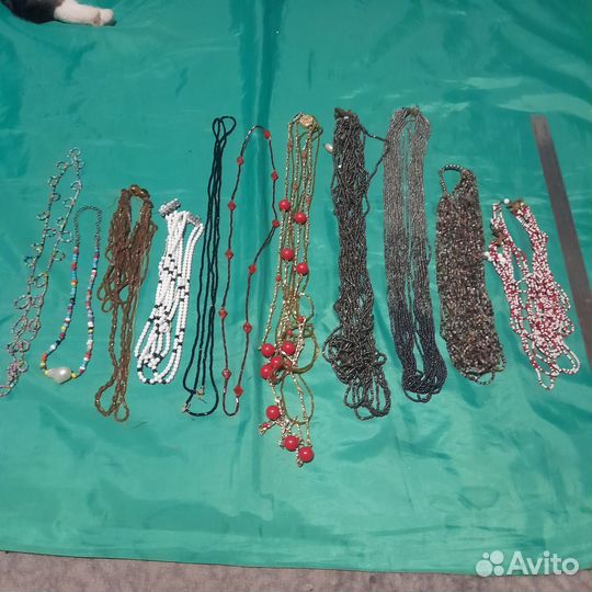 Бусы чехия бисер винтаж 2