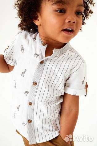 Рубашка next 9-12мес