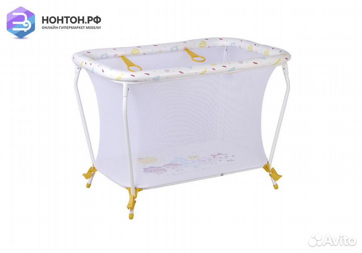 Манеж Classic Малышарики Солнечный день желтый