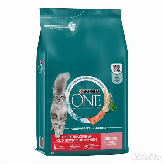 Сухой корм для кoшeк Purinа Оnе 3кг
