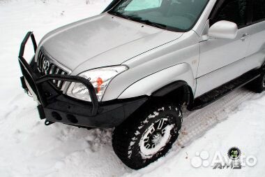 Силовой бампер передний Toyota Land Cruiser 120 (С