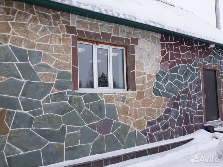 Сланец зеленый для облицовки