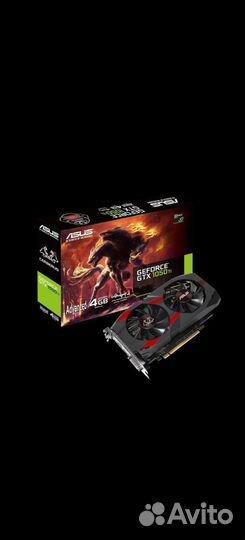 Видеокарта gtx 1050 ti 4gb asus