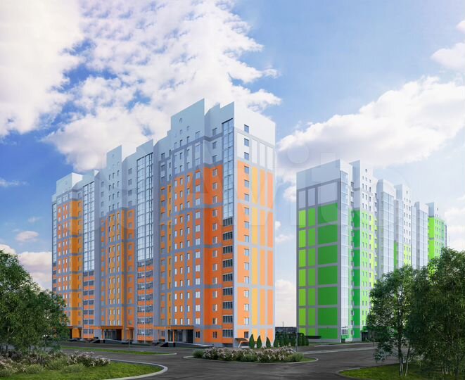 2-к. квартира, 62 м², 10/16 эт.