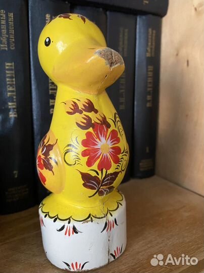 Игрушка СССР уточка прессопилки