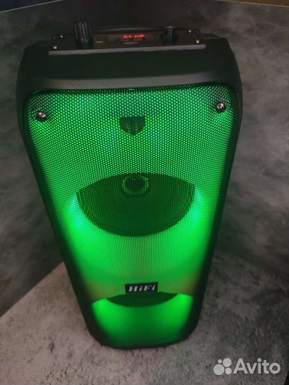 Колонка большая с микрофоном гарантия