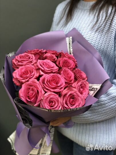 Розы доставка цветов Пермь, букеты 15 25 51 101