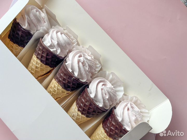 Зефирные рожки