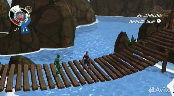 Spider-Man Friend or Foe, б/у, множ.царап., англий