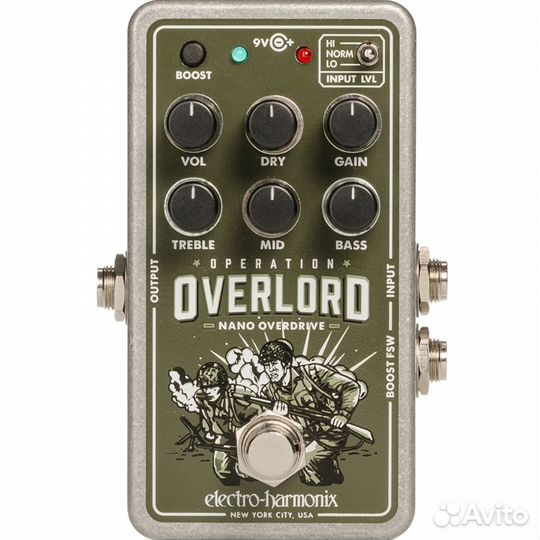 Педаль Electro-Harmonix Nano Operation Overlord