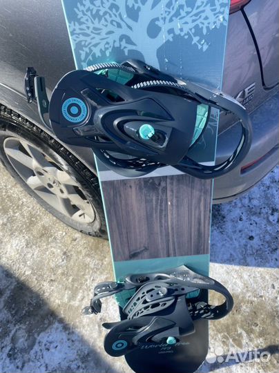 Сноуборд с креплениями женский 149 +ботинки 38