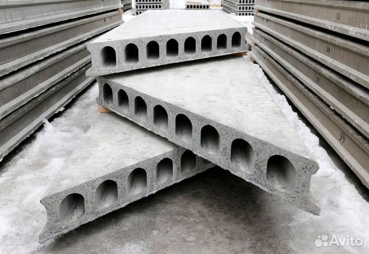 Плиты перекрытия пустотные пб