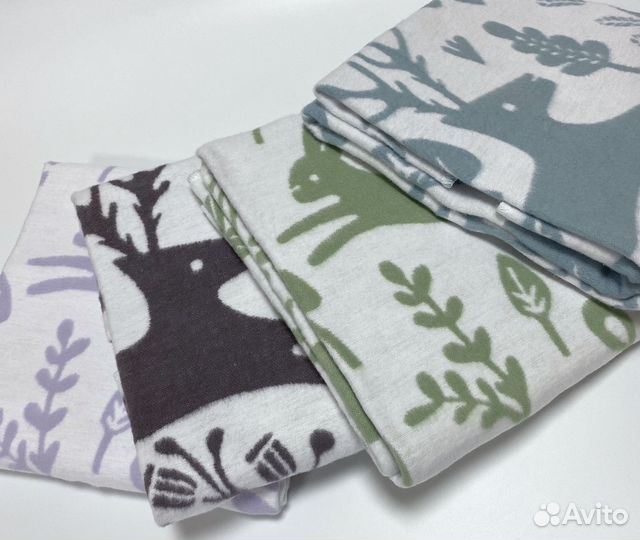 Хлопковое байковое детское одеяло