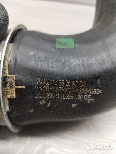 Патрубок интеркулера Mercedes E-Class W211 OM642