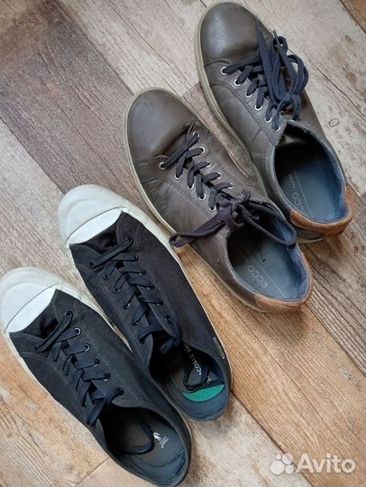 Кеды ecco lacoste 44 размер пакетом