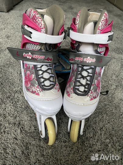 Роликовые коньки детские раздвижные