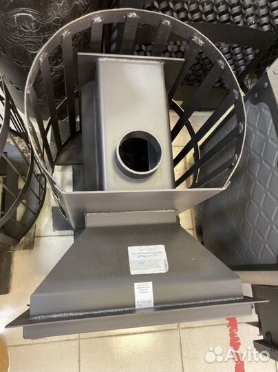 Печь для бани с панорамным стеклом до 18м3