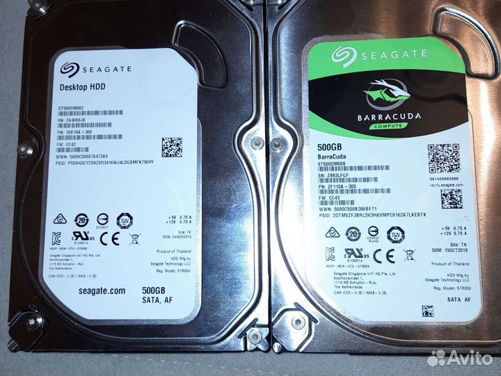 Жесткие диски HDD