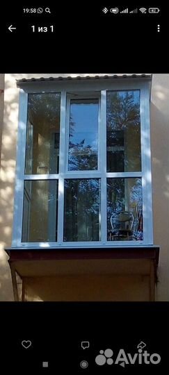 Окна на балкон