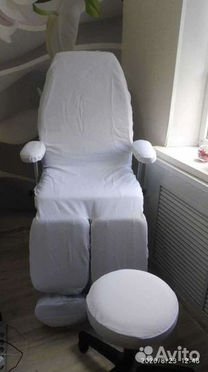 Чехол на педикюрное кресло и чехол на стульчик мас