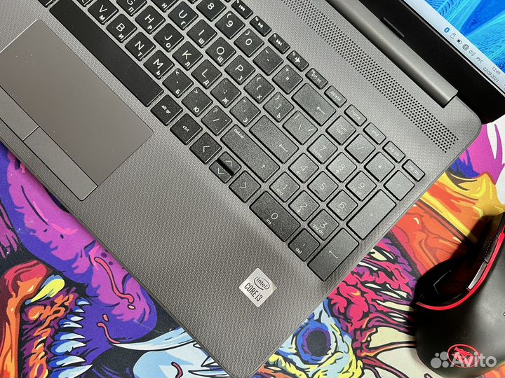 Hp i3-10 + 8Ram + 256 SSD Full-HD шустрый ноутбук