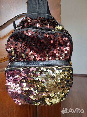 Рюкзак с пайетками
