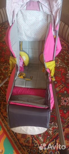 Детские санки коляска ника 7