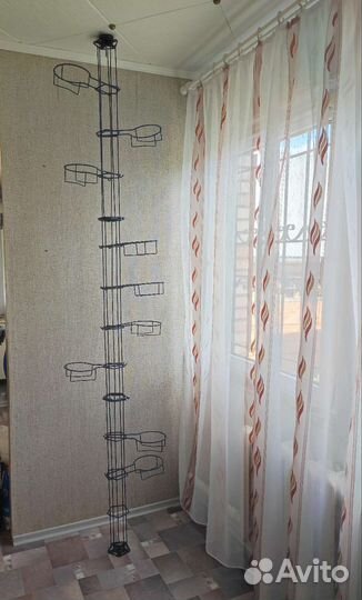 Подставка для цветов распорная пол потолок